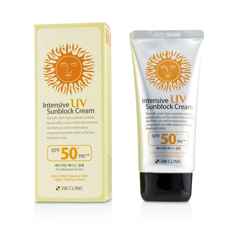 3W Clinic Intensive UV Sunblock Cream SPF 50+ PA+++ 70ml