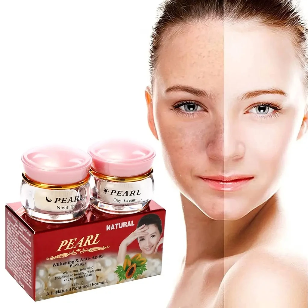 Natural Pearl Day and Night for Nepalese Skin Cream 2 in 1 set