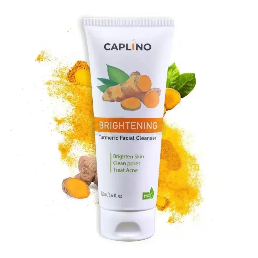 Caplino Brightening Turmeric Facial Cleanser - 100ml quantity