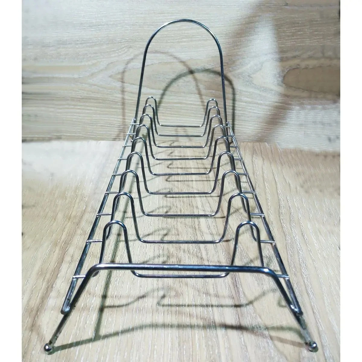 Plate Kitchen Rack Stainless Steel (9 Plate) Plate Rack/Dish Rack/Plate Stand/Dish Stand/Utensil Rack/Chrome Plated