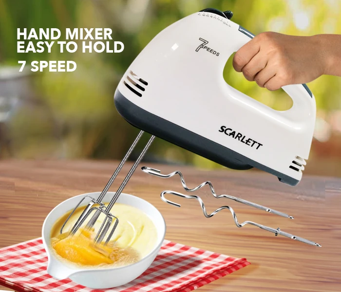 Scarlett - Electric Egg Beater and Mixer for Cake Cream