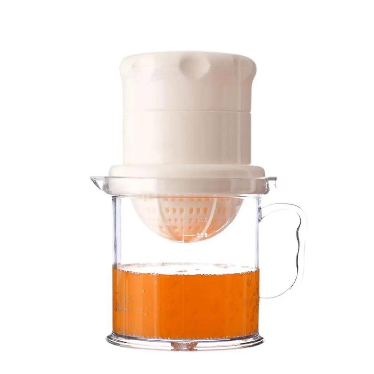 Manual Mini Hand Press Juicer Squeezer Multifunctional Food Grade PP Small Portable Kitchen Appliance Fruit Extractor