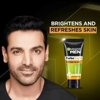 Garnier Men Turbo Bright Brightening Face Wash 100 Gm-India