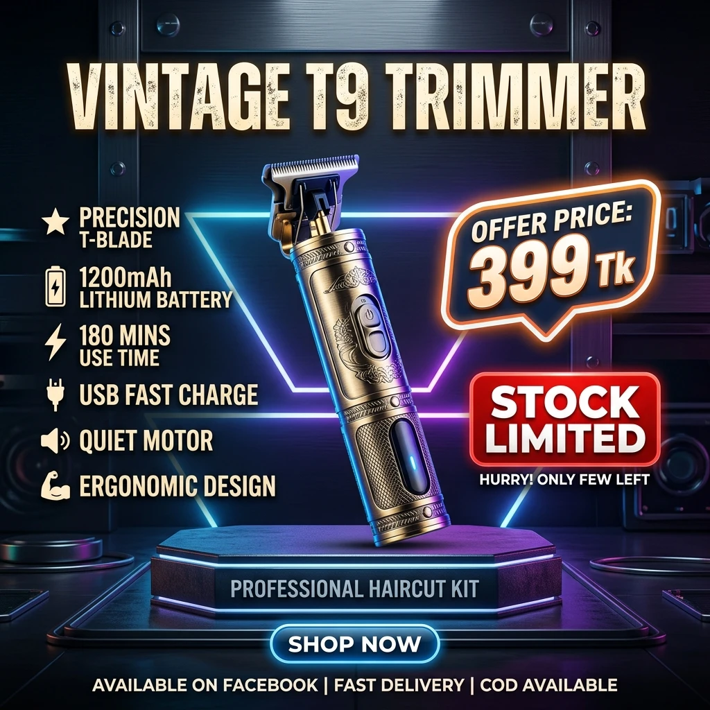 Vinatage 9 Hair Trimmer for Precision Styling