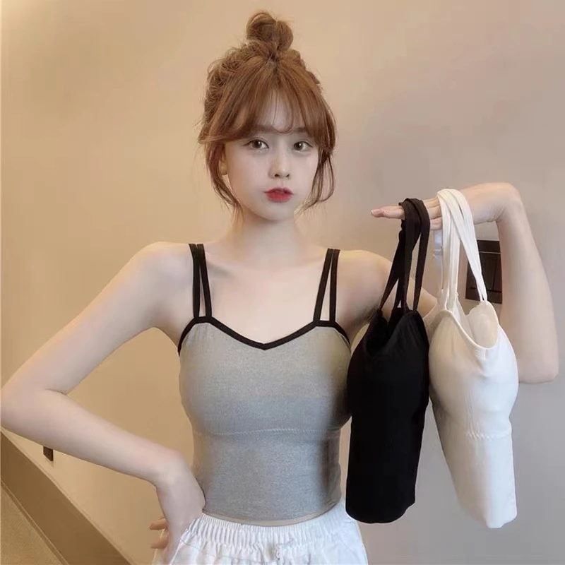 All Season Suspender Tube Top Outer Wear Vest Bra